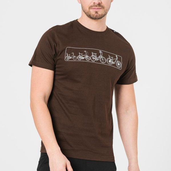 TRICOU  MULTIBIKE PEGAS BARBATI   COFFEE-XL