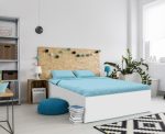 LENJERIE PAT KS CU BRODERIE TUFFATA BLUE - imagine 5