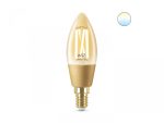 Bec LED inteligent vintage (decorativ) WiZ Connected Filament Gold C35 - imagine 3