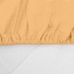 CEARCEAF PAT CU ELASTIC 160X200 CM GALBEN PAL - imagine 4