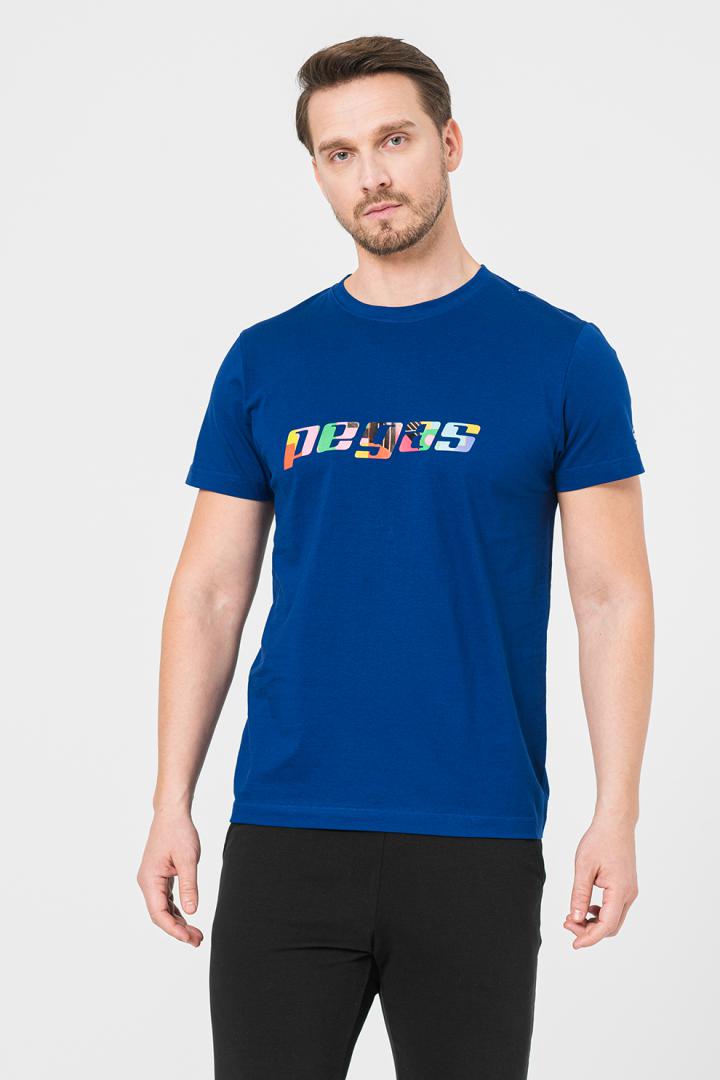overlay_bddb7064419f218b43ad2ef6a6e323aa.jpg TRICOU LOGO MULTICOLOR BARBATI ROYAL BLUE-L - imagine 1