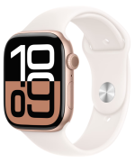 Apple Watch Series 10 GPS + Cellular 46mm Rose Gold - imagine 2