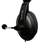 Casti Head-band SPACER SPK-222, Wired, Negru - imagine 2