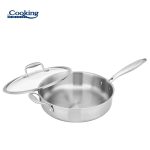 TIGAIE ADANCA INOX+CAPAC STICLA 28X7.5CM, ATOMIC3, COOKING BY HEINNER - imagine 3