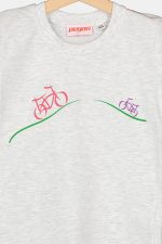 TRICOU CASUAL BICICLETE FAMILIE COPII LIGHT GREY-M - imagine 2
