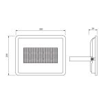 Proiector LED Vivalux VIGOR, 150W, 230V, 16500 lm, lumina rece - imagine 2