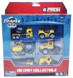MACHETA DIE CAST, SET 6 UTILAJE, SCARA 1/64, 7.5CM, DIVERSE - imagine 4