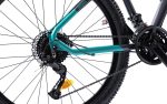 Bicicleta MTB Pegas DRUMET XS 27.5'' GRI TURCOAZ - imagine 9