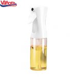 SET 2 STICLE CU PULVERIZATOR ULEI/OTET 200 ML, ALB SI - imagine 2