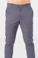 PANTALONI LUNG CASUAL BARBATI  GREY XL - imagine 5