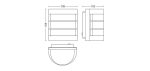 Aplica pentru exterior Philips Calgary, 1xE27, max 60W, IP44 ,100x140x155mm, - imagine 2