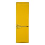 Combina frigorifica FRAM FC-VRR341YLE++, 340 l, Clasa E, Galben