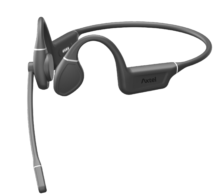 overlay_c0bb5b35115bfd9a2f463fb153d6c7df.png Casti Open-ear AXTEL Aura Pro, Fara Fir, noise-canceling, Negru - imagine 1