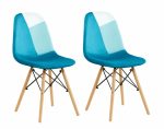 SET 2 SCAUNE STIL SCANDINAV- BLUE