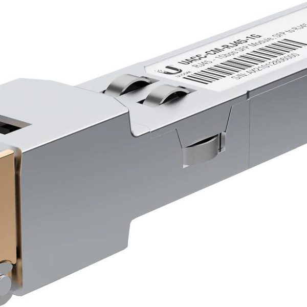 Ubiquiti RJ45 - SFP/SF+ Transceiver Module, SFP to RJ45, UF-RJ45-1G;