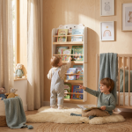 Biblioteca carti si jucarii Bear, U-Grow - imagine 8
