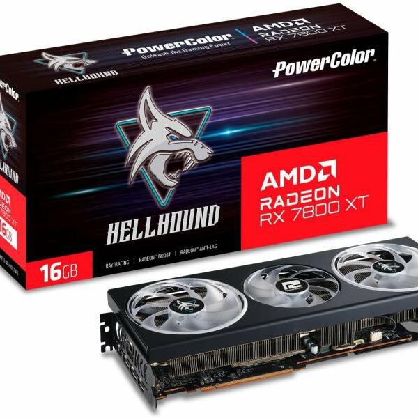Placa video PowerColor Radeon RX 7800 XT, 16GB GDDR6, PCI