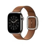 Apple Watch 42mm Caramel Modern Buckle - Small - imagine 2