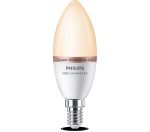 Bec LED inteligent Philips Candle C37, Wi-Fi, Bluetooth, E14, 4.9W