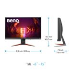 Monitor BenQ 23.8" EX240N, Diagonal (inch): 23.8, Diagonal (cm): 60.5, - imagine 3