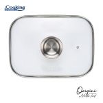 TAVA INALTA CUPTOR DIN ALUMINIU TURNAT + CAPAC 39 x - imagine 4