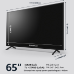 Televizor Sony BRAVIA LED 65X75WL, 164 cm, Smart Google TV, - imagine 2