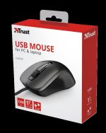 Mouse Trust Carve, 1200 dpi, Negru - imagine 8