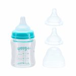 Biberon de sticla 120 ml+2 tetine extra, U-Grow - imagine 3