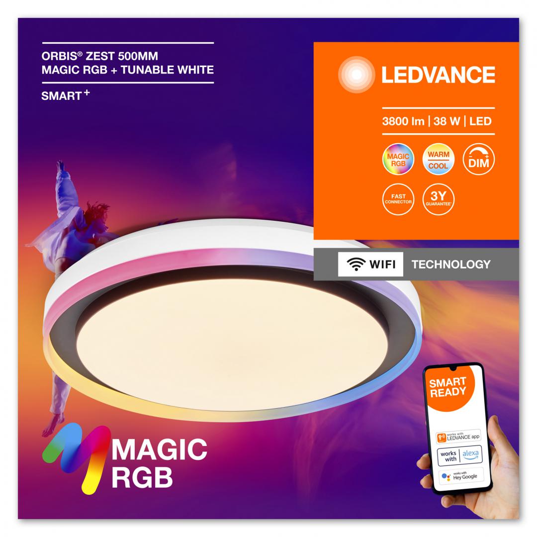 overlay_c34c12a15c123812bbfc2d85c0edd38f.jpg Plafoniera LED RGB inteligenta Ledvance Smart+ WiFi Magic ORBIS ZEST - imagine 1