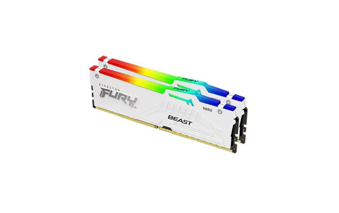 overlay_c3f21cd035c69b9daab54cebd9ad59cc.jpg Memorie RAM Kingston FURY Beast White RGB EXPO, 64GB DDR5, - imagine 1