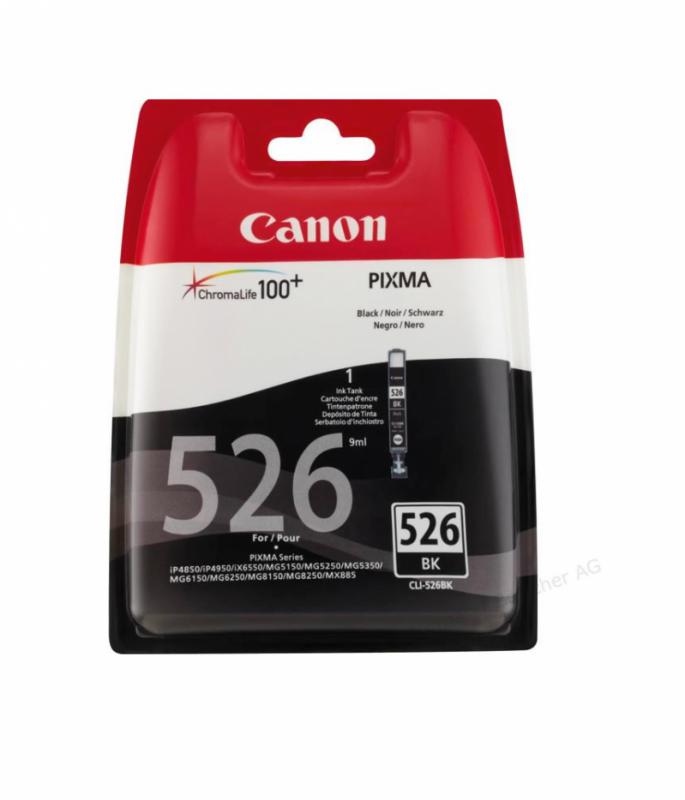 overlay_c44ae4159fa374f4691ef024f5dd4ab6.jpg Cartus cerneala Canon CLI-526BK, black, pentru Canon Pixma IP4850, Pixma - imagine 1