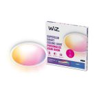 Plafoniera LED RGB WiZ SuperSlim, Wi-Fi, control vocal, 22W, 2600