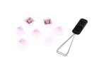 HP Gaming Keycaps Full set, HyperX Pudding, US Layout, Pink - imagine 2
