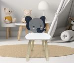 Scaun copii, MDF,design elefant, U-Grow - imagine 2