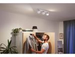 Spot LED Triplu Philips Hue Buckram, Bluetooth, 3xGU10, 3x5W, 1050 - imagine 2