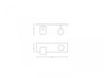 Spot LED Dublu Philips Hue Runner, Bluetooth, 2xGU10, 2x5.5W, 700 - imagine 3