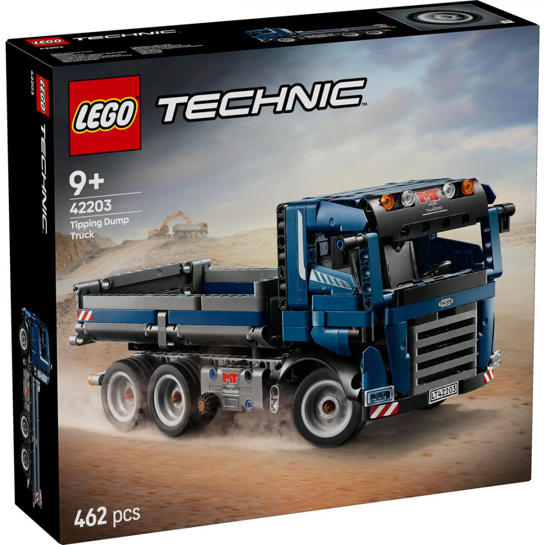 overlay_c6703caa0010ecf33c8e03b98bc12fcf.jpg CAMION CU BENA BASCULANTA, LEGO 42203 - imagine 1