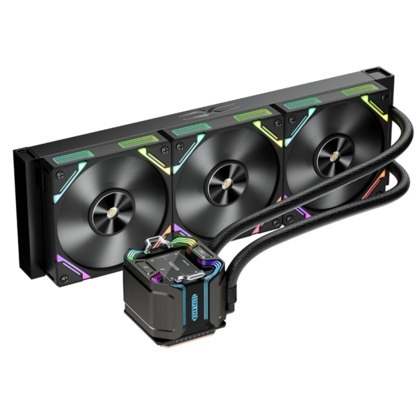 Cooler Procesor 1stPlayer X-Starship 360-bk, display IPS personalizabil de 2,4