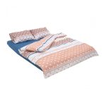 Lenjerie dubla 100% bumbac 4 piese, Polka - imagine 2