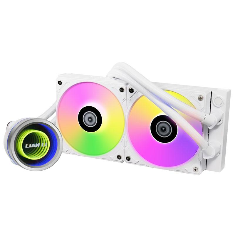 overlay_c819fbf443c9128cffa6553c9dc2a731.jpg Cooler Procesor Lian Li GALAHAD II 240 Trinity ARGB ALB - imagine 1