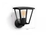 Aplica tip felinar LED pentru exterior Philips Hue Inara UP,