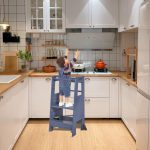 Turn de activitati multifunctional Learning Tower, U-Grow - imagine 8