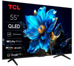 Televizor TCL QLED 55P7K, 139 cm, Smart Google TV, 4K, - imagine 2