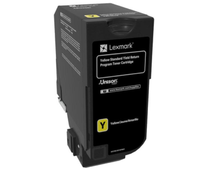 overlay_c8ac30cd65487c54e7603fbfe6382cfc.jpg Toner Lexmark 74C2SY0, yellow, 7 k, CS720de / CS720dte / - imagine 1