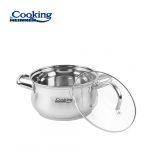 SEMIOALA INOX+CAPAC 18 X 10.5 CM, 2.6 L, AMIRA, COOKING - imagine 3