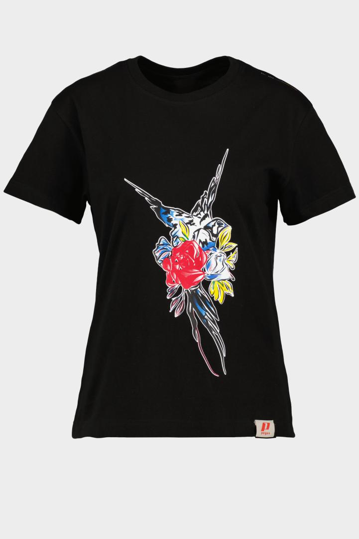 overlay_c92aef6be0d26dfbfc354f9380a5dcc5.jpg TRICOU PASARE FLORI DAMA XS - imagine 1