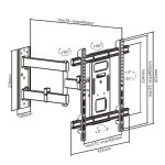 Suport TV de perete Serioux TV61-443, compatibilitate  dimensiune ecran: - imagine 12