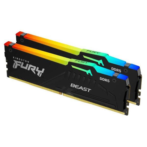 Memorie RAM Kingston FURY Beast, 64GB DDR5, 6000MHz, CL36