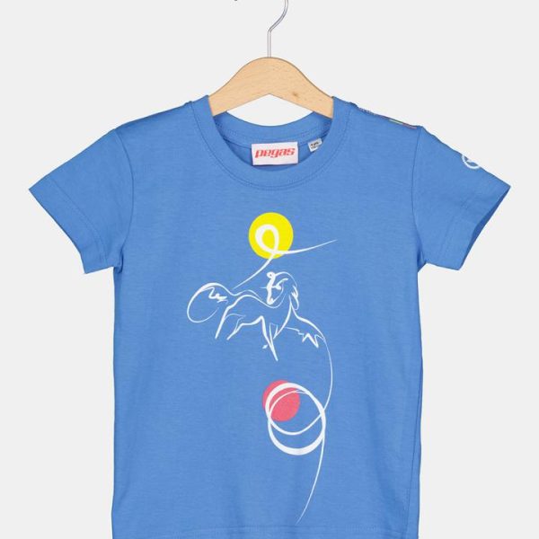 TSHIRT CASUAL C CAL PEGAS AZURE-12