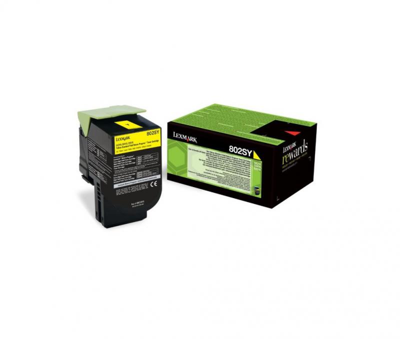 overlay_c99648eabe08d21c45d18142ee5fa922.jpg Toner Lexmark 80C2SY0, yellow, 2 k, CX310dn , CX310n , - imagine 1